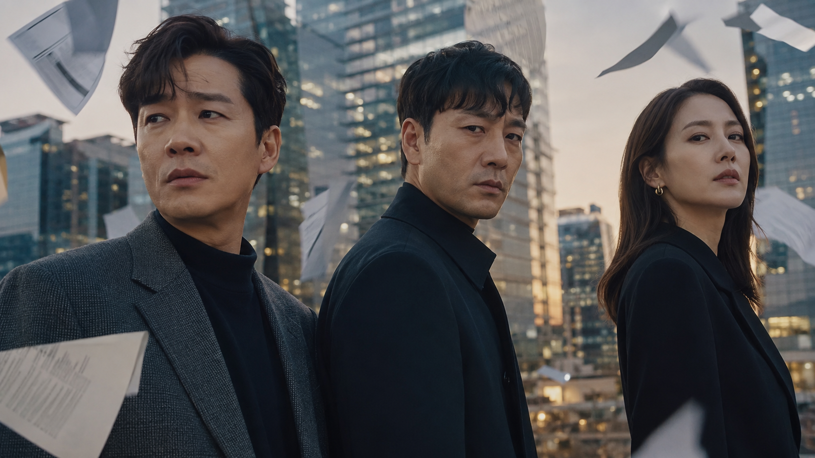 Poster atau visual resmi Paper Man drama Korea